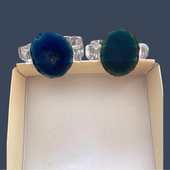 Vintage Neiman Marcus Agate Gift Set | Never Used | Circa 2005 4 pieces - Picture 5 of 8